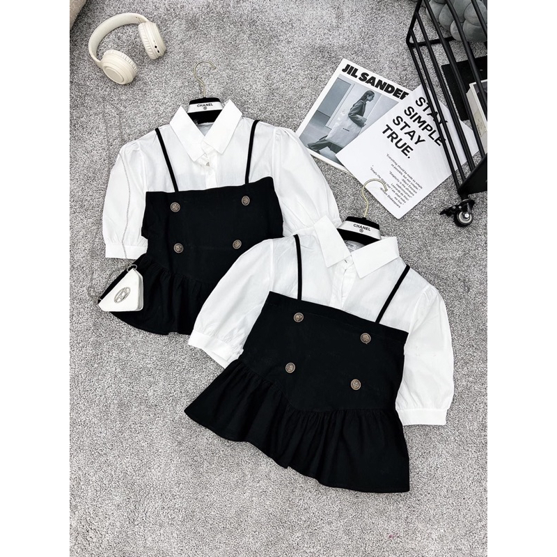 Áo Sơ Mi Kiểu Dáng Peplum Có BIGSIZE_Tcstore98