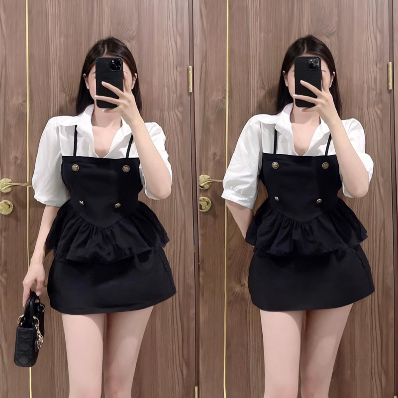 Áo Sơ Mi Kiểu Dáng Peplum Có BIGSIZE_Tcstore98