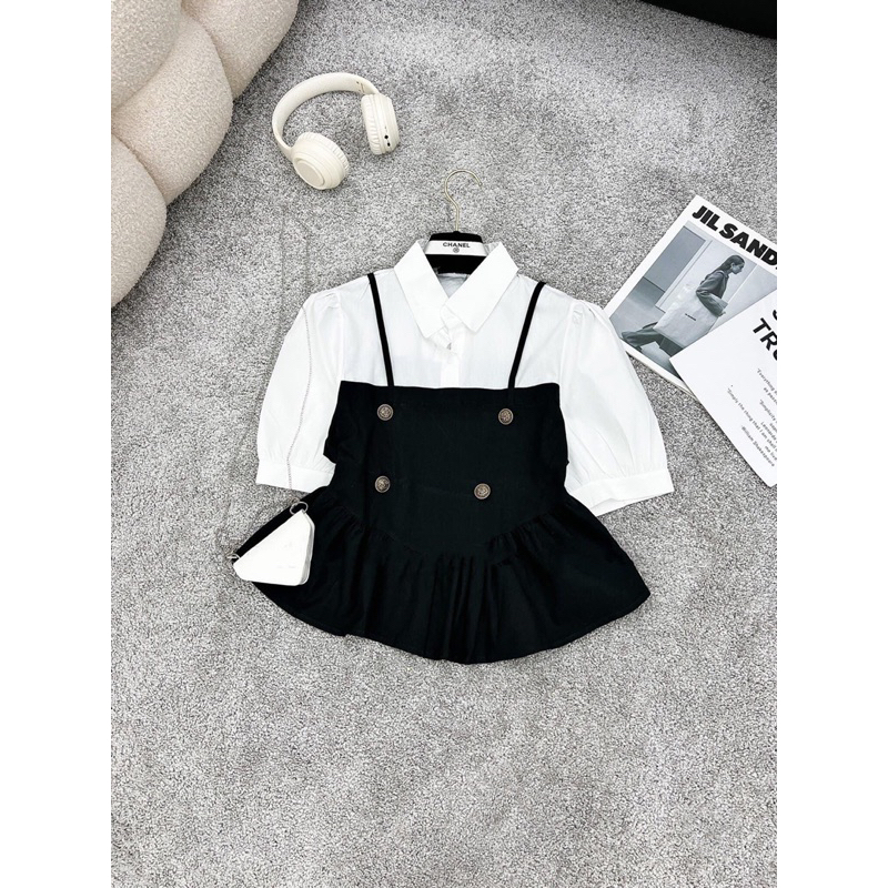Áo Sơ Mi Kiểu Dáng Peplum Có BIGSIZE_Tcstore98