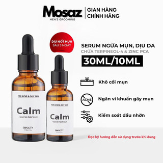 Serum giảm mụn & làm dịu da cho nam Men Stay Simplicity Calm Skin Relief Facial Serum 10ml - 30ml