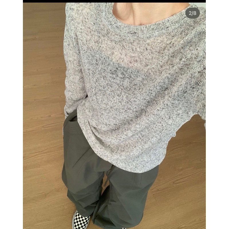 Áo dài tay muối tiêu Korea