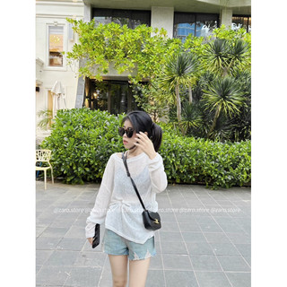 Áo dài tay muối tiêu Korea [HÌNH THẬT MẪU SHOP CHỤP]