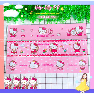 Dán viền tường trang trí Hello Kitty