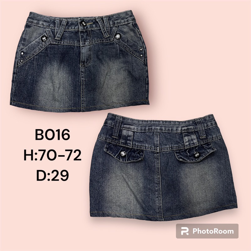 Chân váy jeans 2hand siêu ngắn style y2k