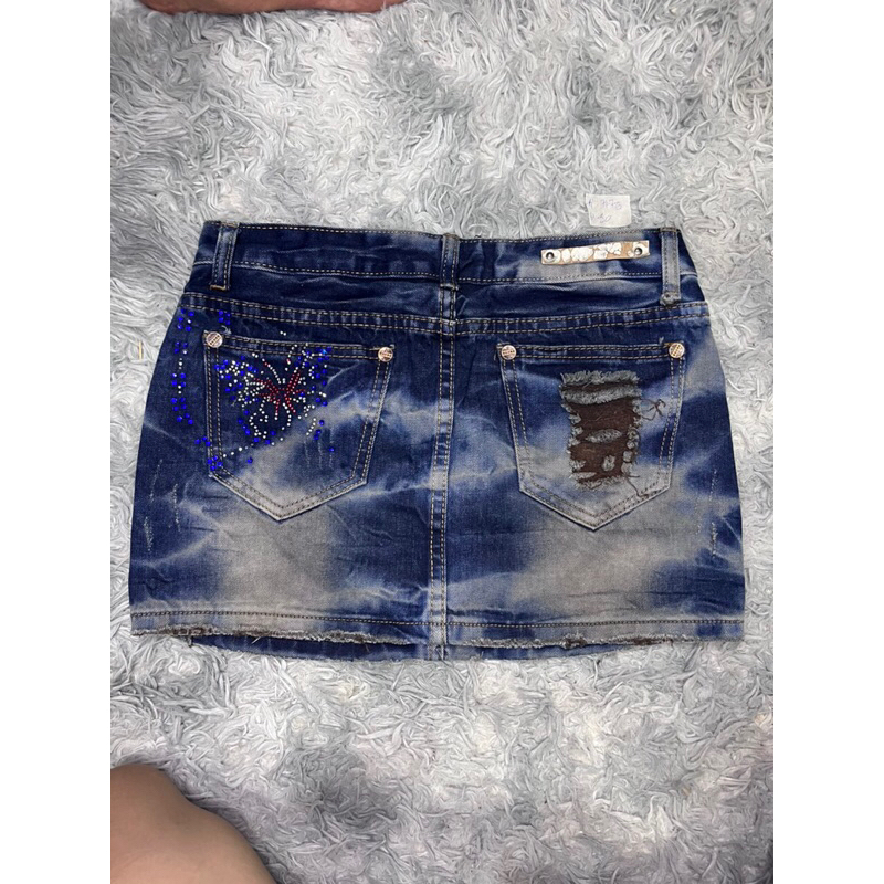 Chân váy jeans 2hand siêu ngắn style y2k