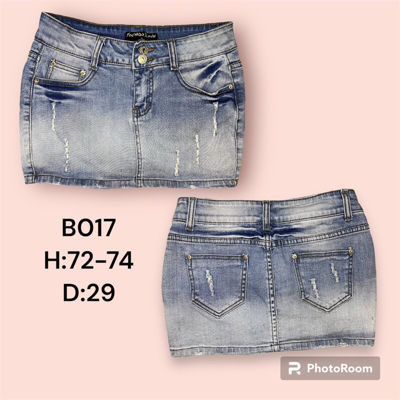 Chân váy jeans 2hand siêu ngắn style y2k