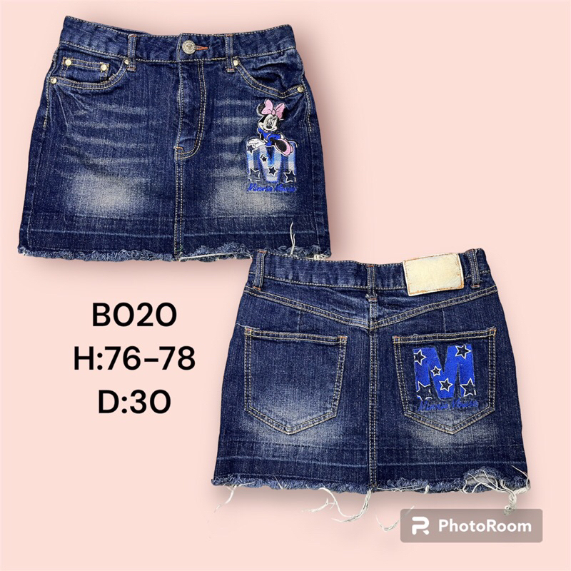 Chân váy jeans 2hand siêu ngắn style y2k