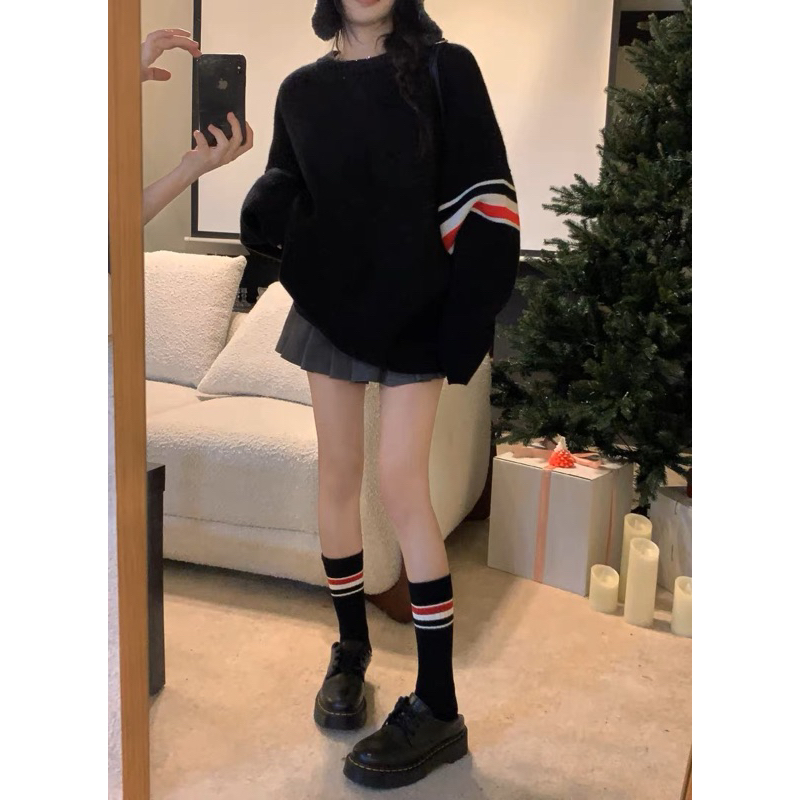 Set áo Sweater in hình + Vớ