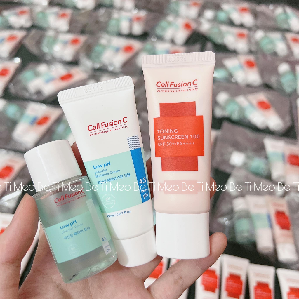 Set Mini Kem Chống Nắng Cell Fusion C 20ml