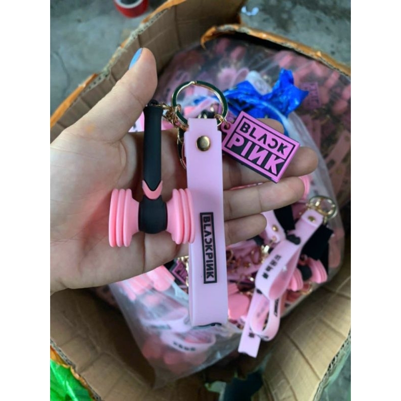 Móc khóa blackpink hồng kute - búa blackpink