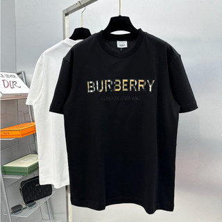 Áo phông nam nữ bbr họa tiết chữ thêu burberry london cực nét - áo thun bbr thêu chất liệu cotton cao cấp cực hot 2023