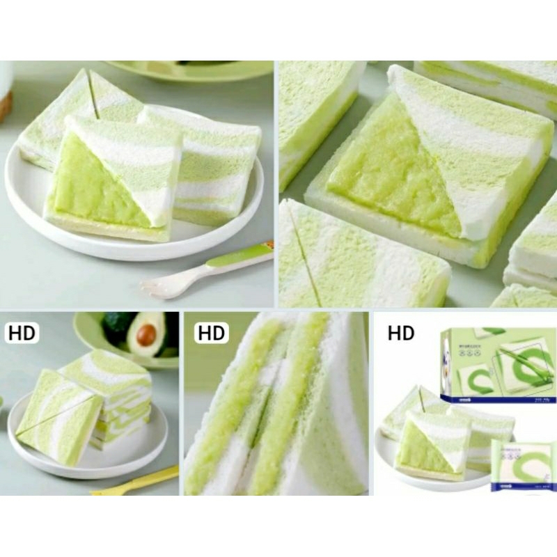 Bánh Bơ, Bánh Dâu Tây, Bánh Khoai Môn Sandwich 468g Hot Hit Hộp 8 cái
