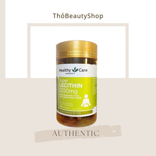 Viên uống Mầm đậu nành của Úc Healthy Care Super Lecithin 1200mg 100 viên