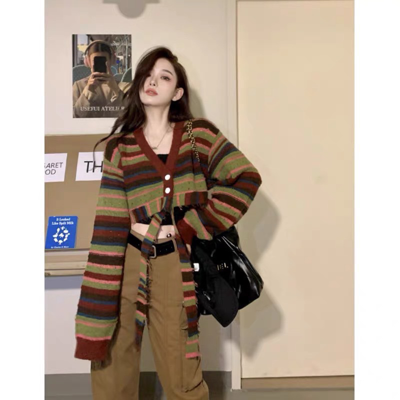 CARDIGAN CROPTOP BUỘC EO
