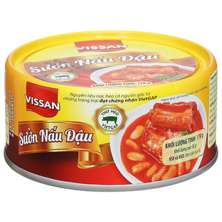 Date Mới Nhất - Vissan Sườn nấu đậu (lon in) hộp 170g