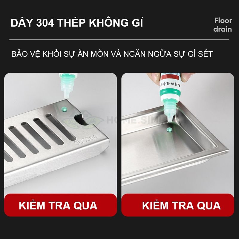 Ga thoát sàn, Inox 304，Ga thoát sàn ngăn mùi，Phễu thoát sàn cao cấp，20,  40, 60cm