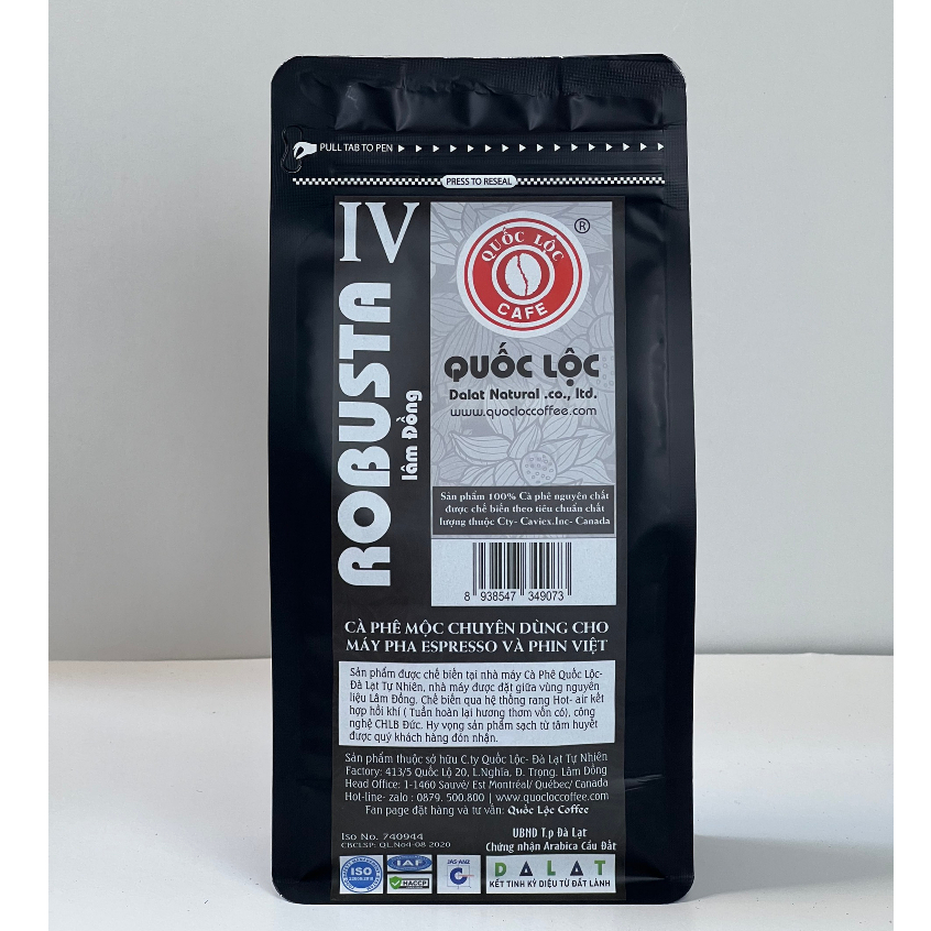 Cà phê rang mộc nguyên chất 100%robusta - 1000gr- No4