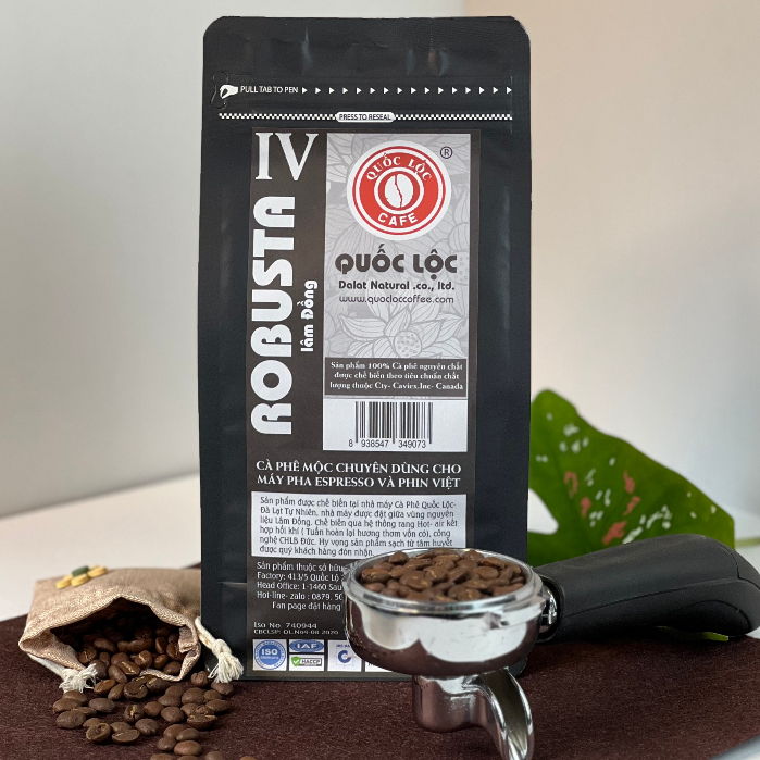 Cà phê rang mộc nguyên chất 100%robusta - 1000gr- No4