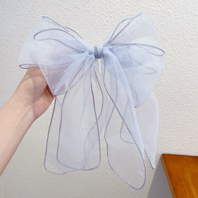 Kẹp nơ voan to bản cho mẹ