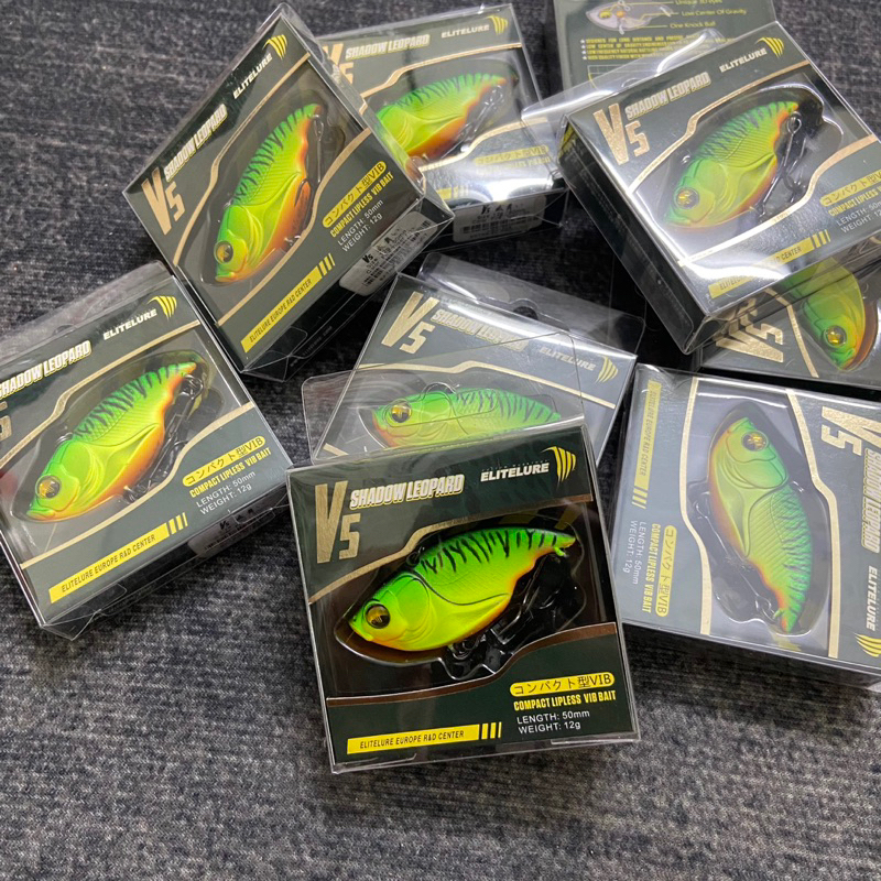 Vib v5 chính hãng elitelure , mồi câu lure cá lóc cá chẽm