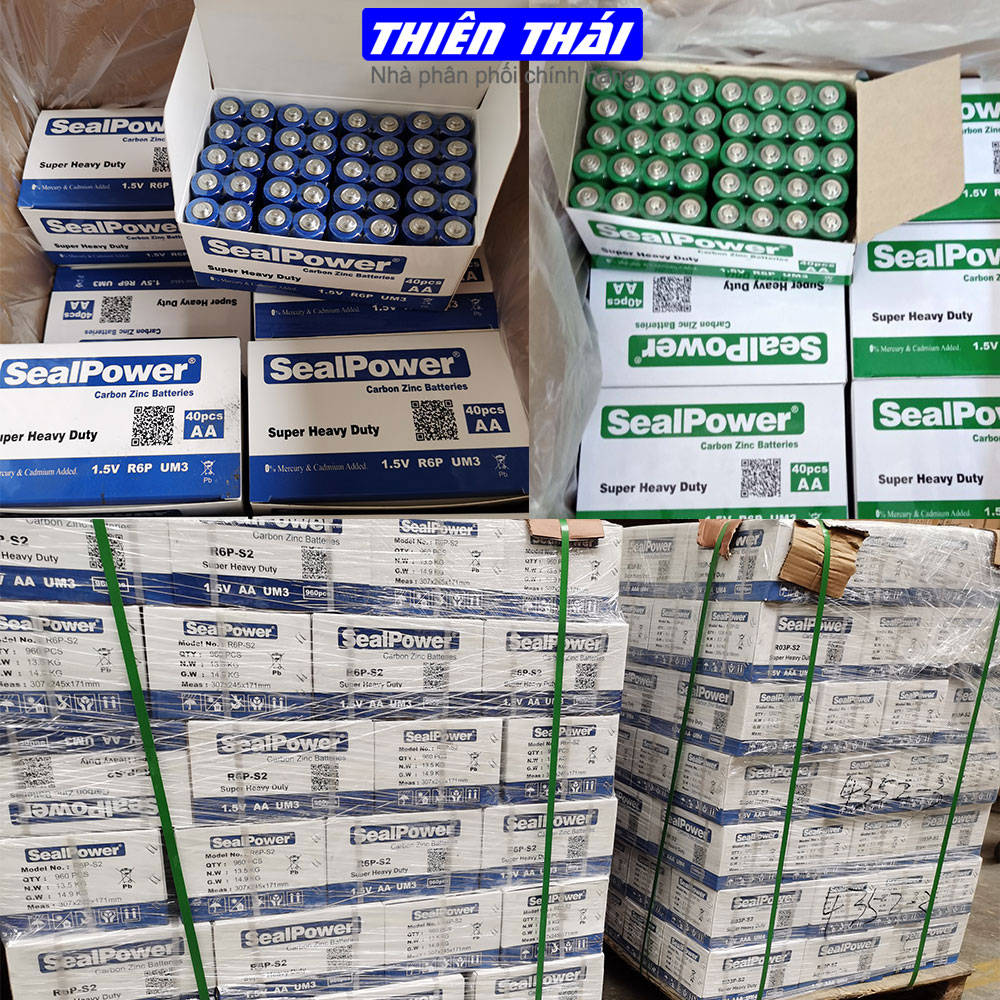 Hộp 60 viên pin Megareel AA, AAA ,pin carbon,pin than,pin Megareel,Pin SealPower,Pin Tiểu,Pin Đũa,1.5V