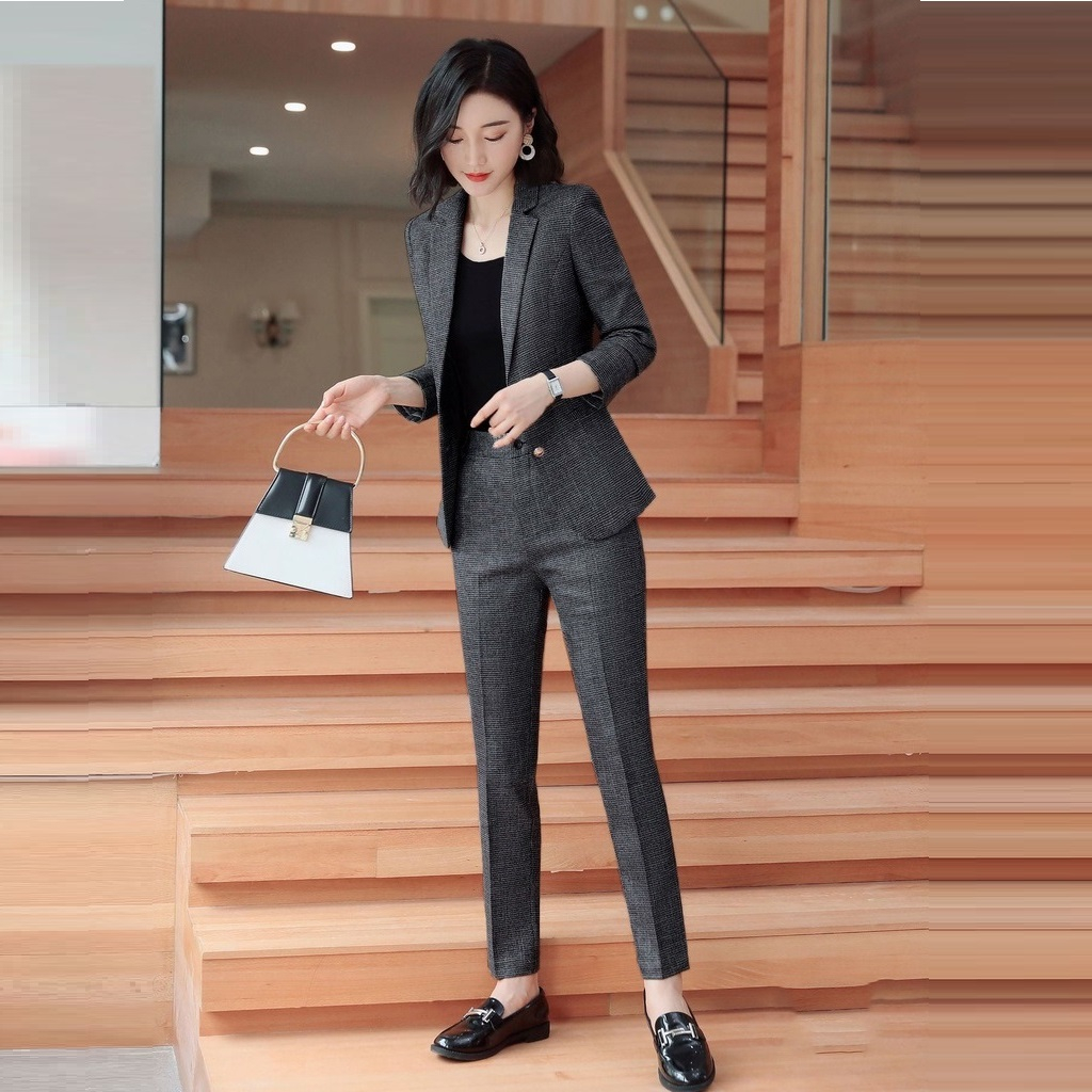 HÀNG NHẬP - SET VEST NỮ ÁO KHOÁC VEST VÀ QUẦN DÀI 3395