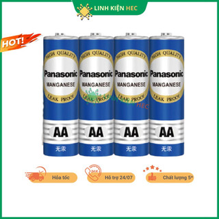 Pin tiểu aa / aaa panasonic 1.5v chính hãng vỉ 2 viên linh kiện hec