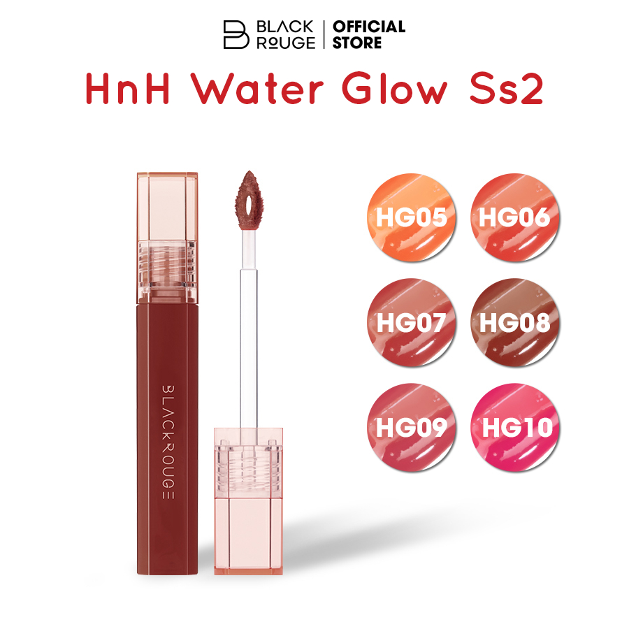 Son bóng có màu Black Rouge Half N Half Water Glow Ver 2 31.2g