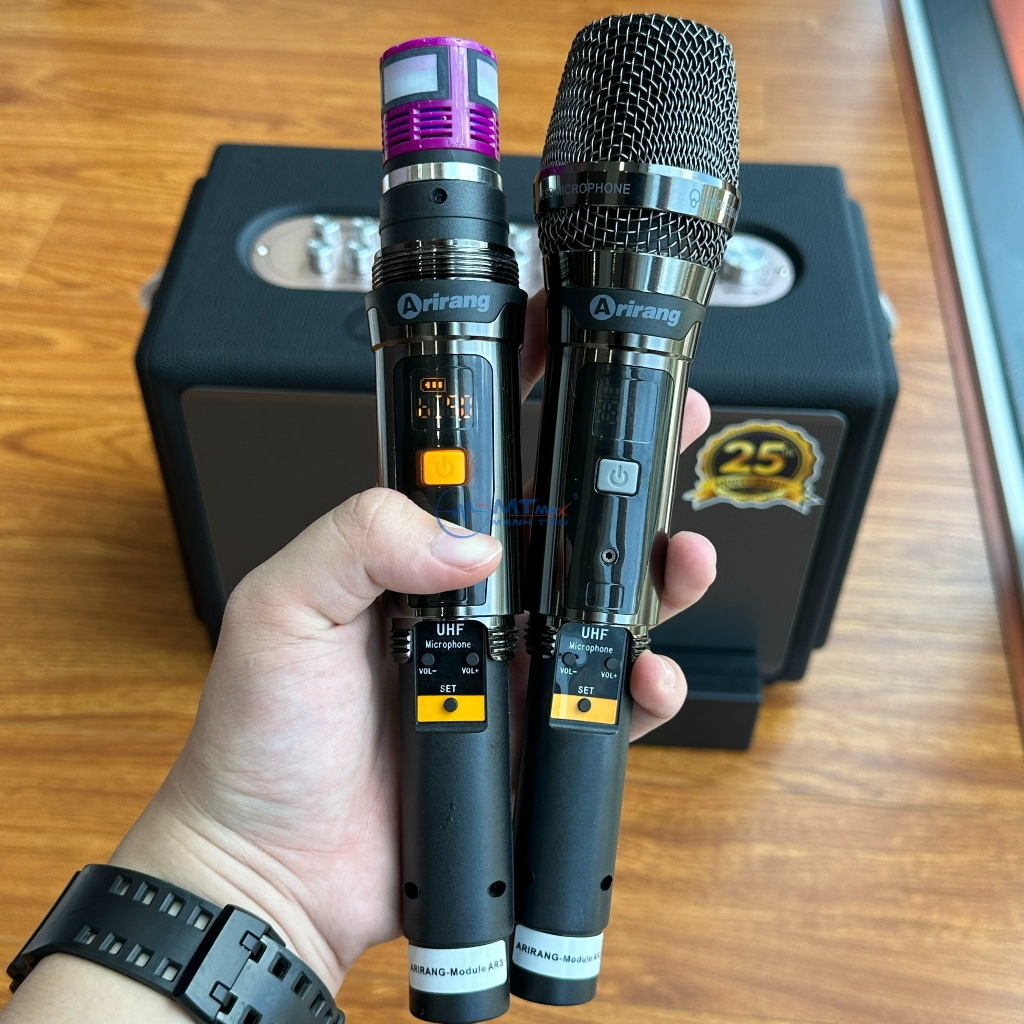 Loa xách tay Karaoke Arirang Classic 1 - 3 Loa 3 Đường Tiếng, Đỉnh Cao Âm Thanh Thế Hệ Mới, Tặng Kèm 2 Micro Cao Cấp