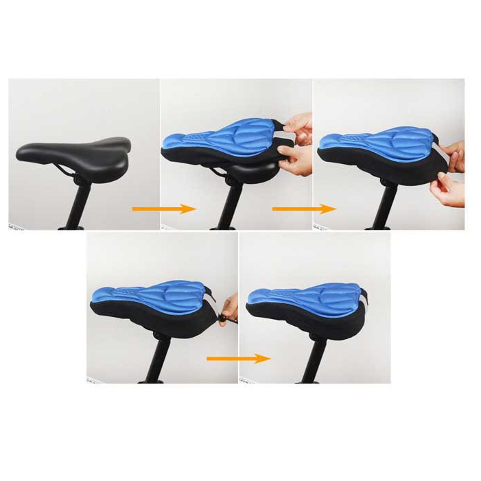 Đệm Lót Yên Xe Đạp Dày Dặn Siêu Êm, Thoáng Khí,Miếng Bọc Yên Xe Đạp Chất Lượng Cao,Đệm bọc yên xe đạp thể thao 3D