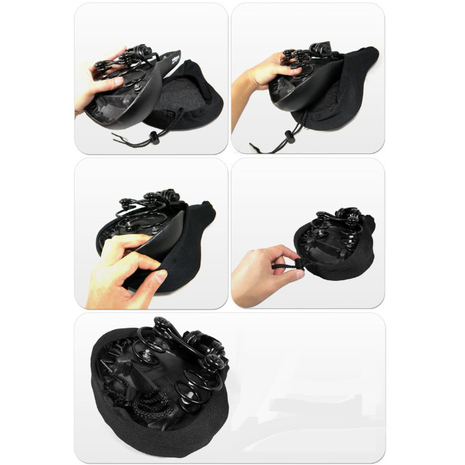 Đệm Lót Yên Xe Đạp Dày Dặn Siêu Êm, Thoáng Khí,Miếng Bọc Yên Xe Đạp Chất Lượng Cao,Đệm bọc yên xe đạp thể thao 3D