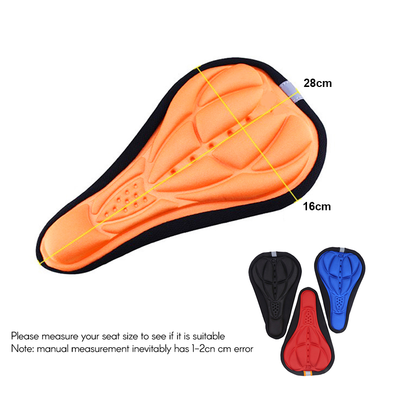 Đệm Lót Yên Xe Đạp Dày Dặn Siêu Êm, Thoáng Khí,Miếng Bọc Yên Xe Đạp Chất Lượng Cao,Đệm bọc yên xe đạp thể thao 3D