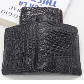 Bóp ví mini gập đôi da cá sấu cao cấp, ví mini đựng tiền, nhiều ngăn đựng thẻ card nhỏ gọn tiện lợi bảo hành 12 tháng