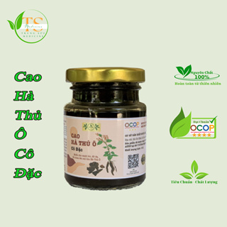 Cao Hà Thủ Ô Trung Sửuchuẩn OCOP lọ 100G. Bổ máu đen tóc