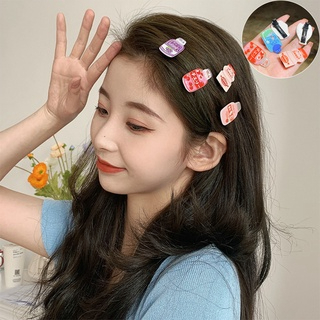 🍒🍒CHERRYKOKO Kẹp Tóc Hình Chai Nước Hoạt Hình Phong Cách Hàn Quốc Dễ Thương