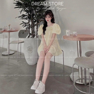 Đầm tiểu thư , đầm babydol xinh xắn tay phồng - TT85