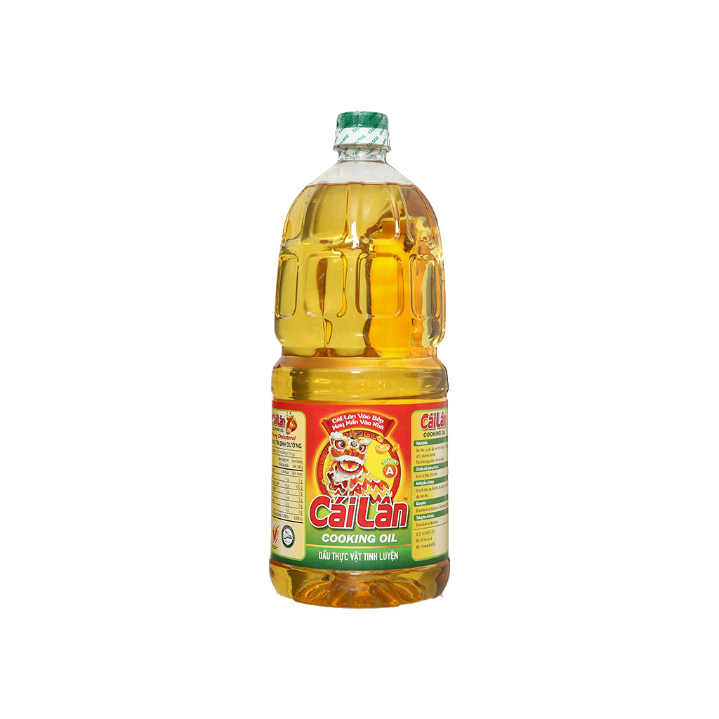 Dầu thực vật tinh luyện Cái Lân can 2 lít