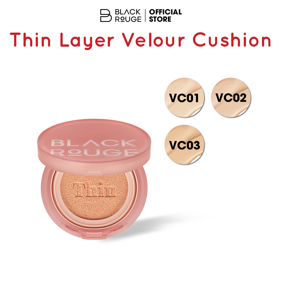 Phấn nước Black Rouge Thin Layer Velour Cushion 101.4g