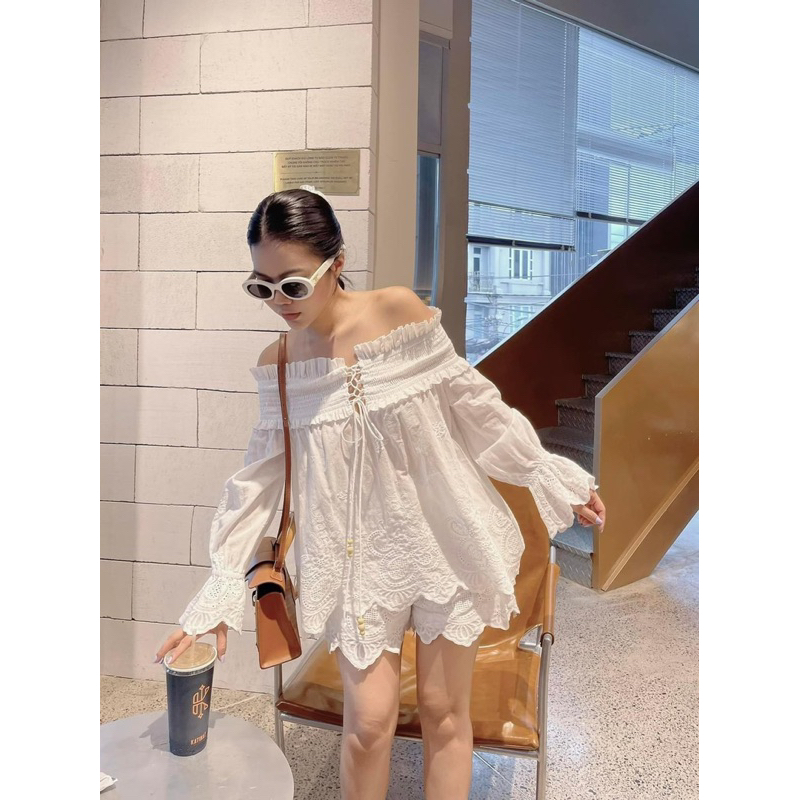 Set bộ trễ vai đan dây