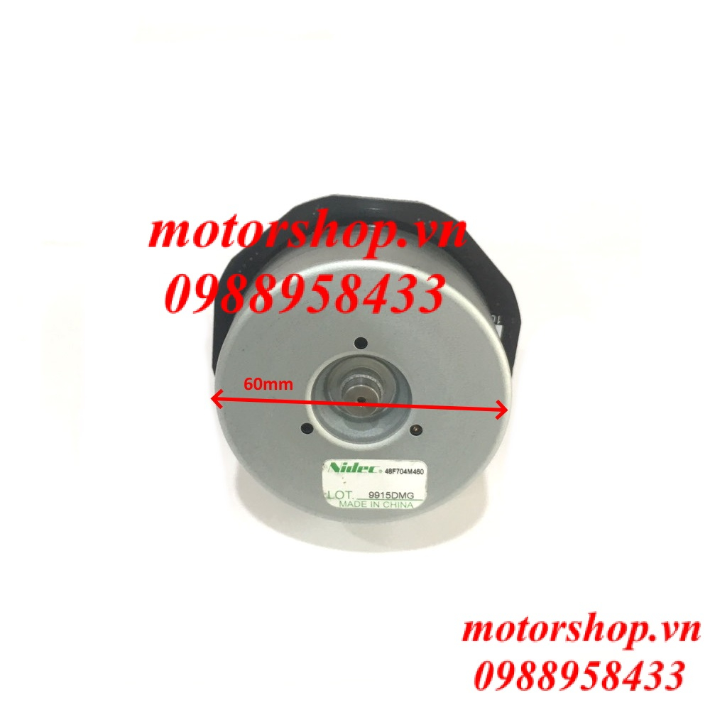 ĐỘNG CƠ BRUSHLESS KHÔNG CHỔI THAN CHẾ QUẠT NIDEC 12V-24VDC 84W TRỤC 8MM