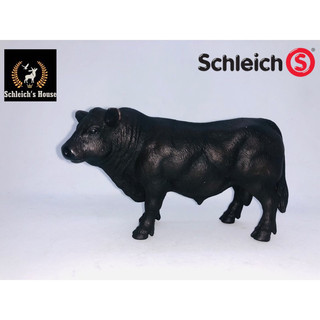 Mô hình động vật , đồ chơi con vật Schleich chính hãng Bò Angus đen đực 13282 - Schleich House