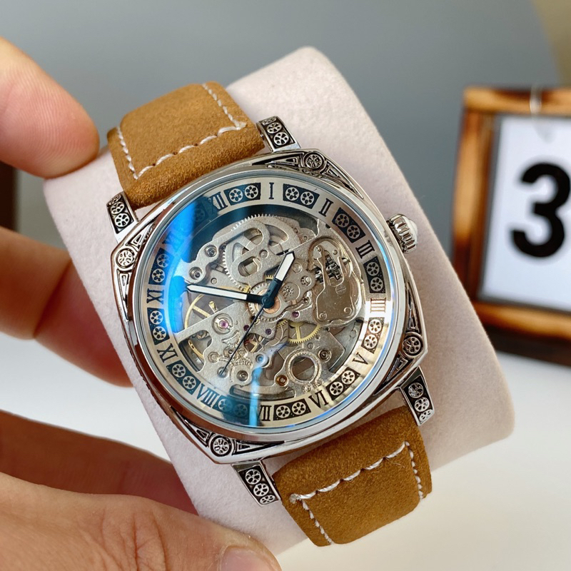 Đồng hồ nam MOHDNE cơ tự động không cần dùng pin, thiết kế trẻ trung sang trọng, toàn thân máy được làm từ thép không gỉ