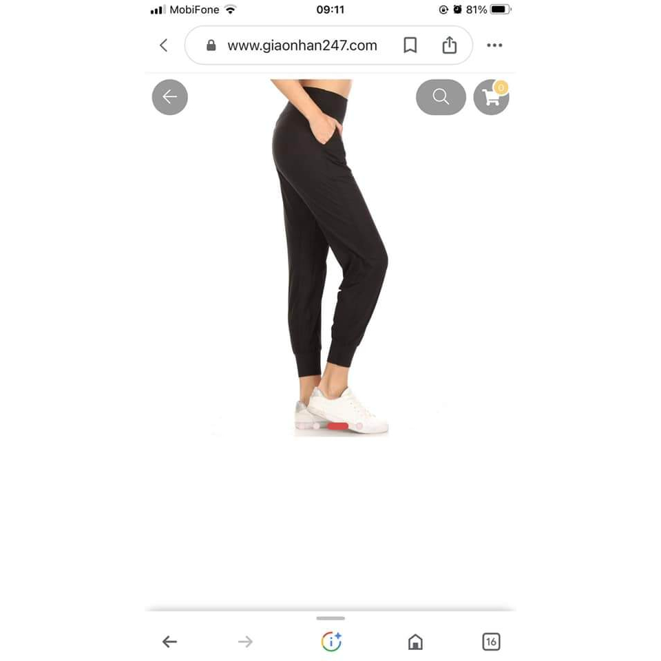 Quần tập gym, yoga dáng jogger hàng VNXK  siêu xịn siêu co giản