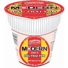 Thùng 24 ly mì Modern lẩu Thái tôm 65g