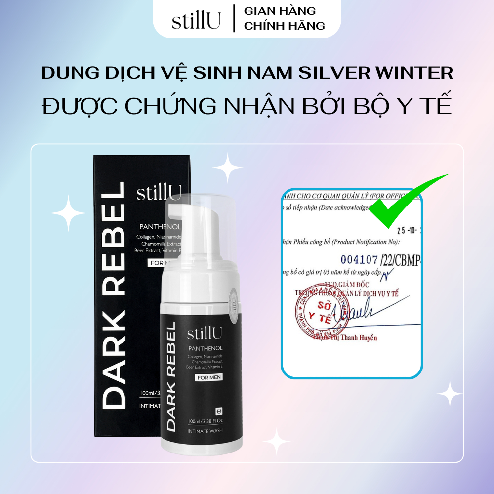 Dung dịch vệ sinh Nam, dung dịch vệ sinh men bia Giúp làm sạch, Khử hôi ngăn ngừa viêm ngứa _ stillU