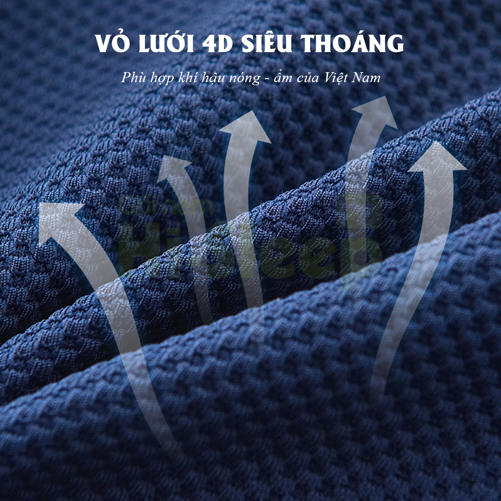 Tựa lưng dài cao su non HI-SLEEP - Nâng cấp với chiều dài, ôm trọn lưng dành cho dân văn phòng, lái xe