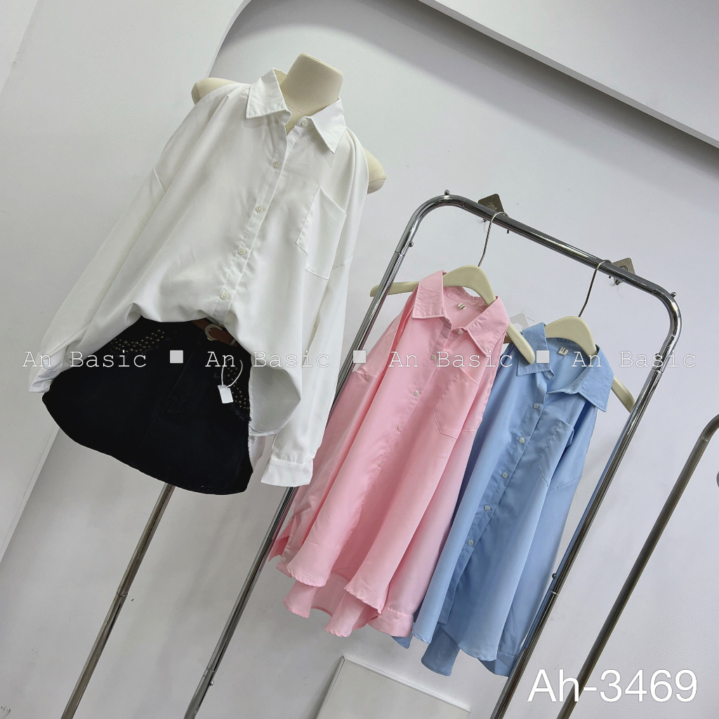Áo sơ mi khoét vai dài tay túi ngực - Retrostyle - Aokhoetvai3469_P6K3