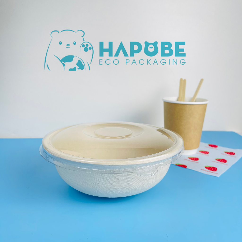 Combo 10 bát bã mía 850ml BBZ008 Hapobe