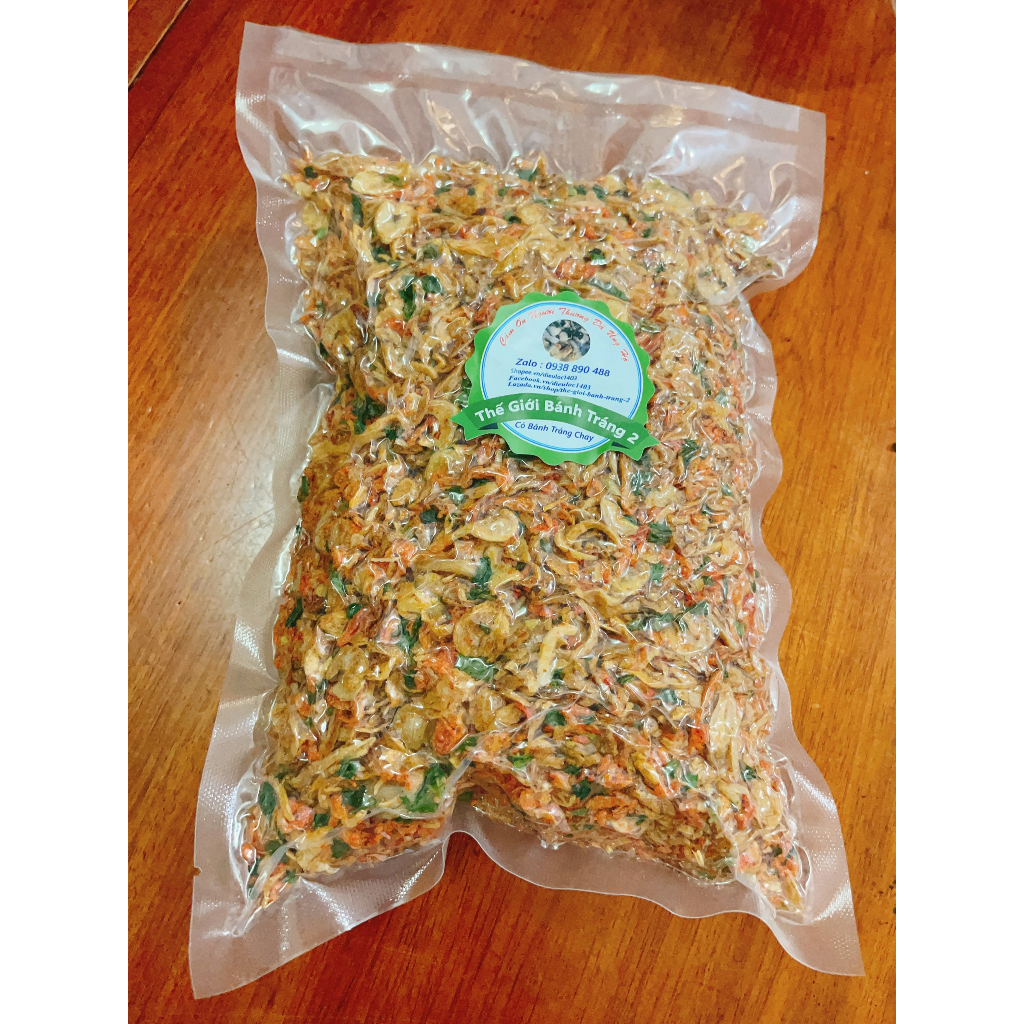 1KG MUỐI TÉP HÀNH PHI HÚT CHÂN KO