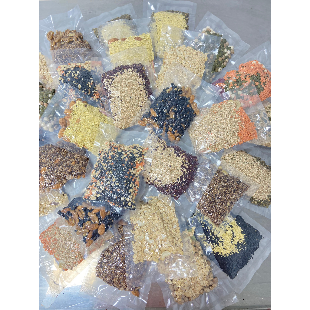 Gói hạt làm sữa nảy mầm sơ chế 100gr - Hạt dinh dưỡng TiniSeed